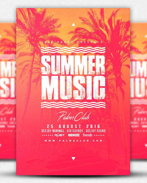 Volantino party summer music