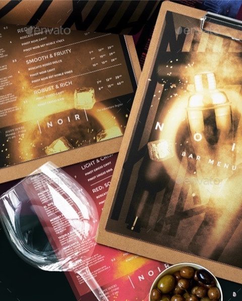 Menù drink e bevande