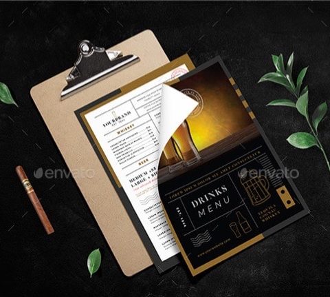 Menù drink bevande birra