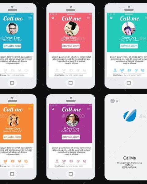 biglietto da visita creativo