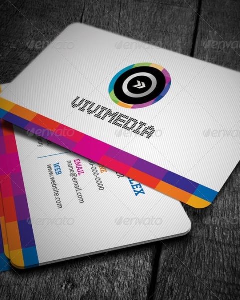 modello di biglietto da visita moderno