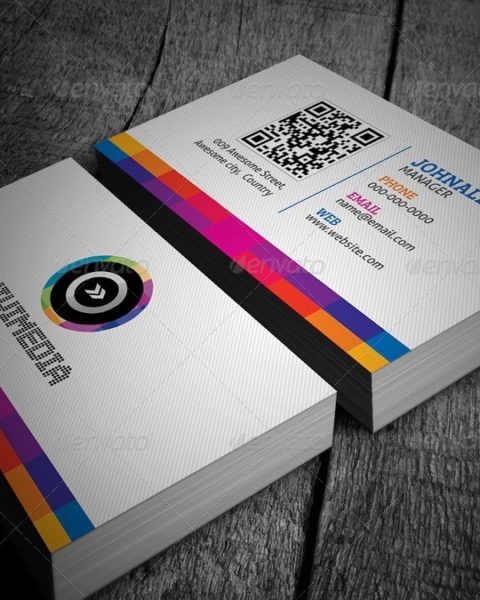 modello di biglietto da visita moderno