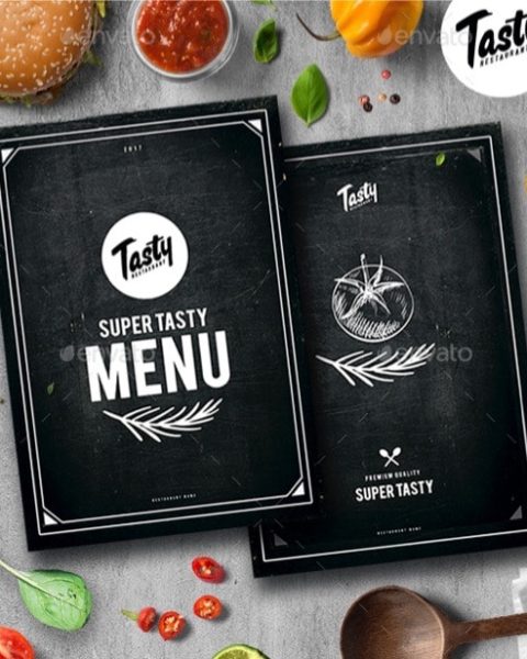 Menù per pub pizzeria ristorante