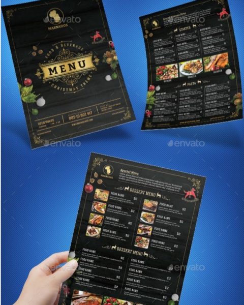 menu ristorante pizzeria