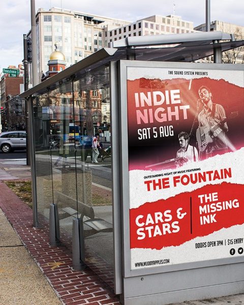 Volantino eventi e serate musicali