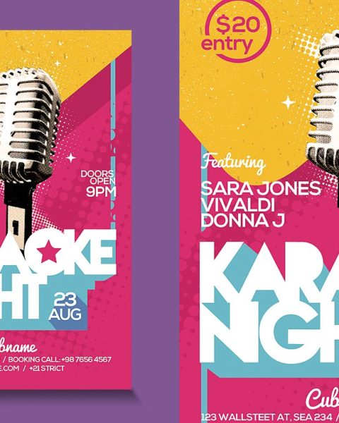 Volantino serata karaoke 2