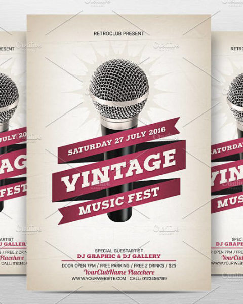 Volantino serata karaoke