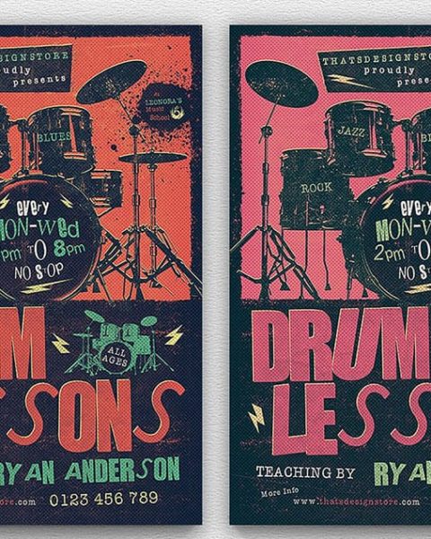 Volantino lezioni di batteria 1