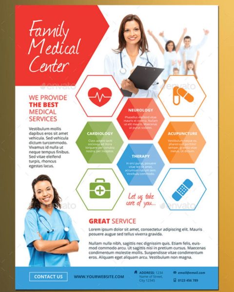Volantino promozione settore medicale