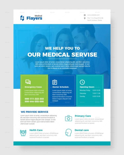 Volantino promozione settore medicale