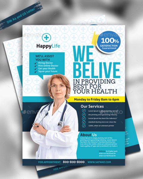 Volantino promozione settore medicale