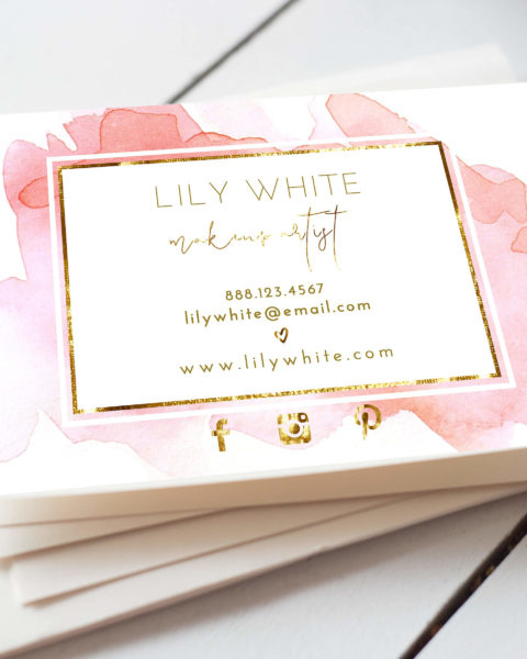biglietto da visita elegante acquerello 3