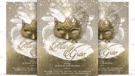 volantino festa di carnevale