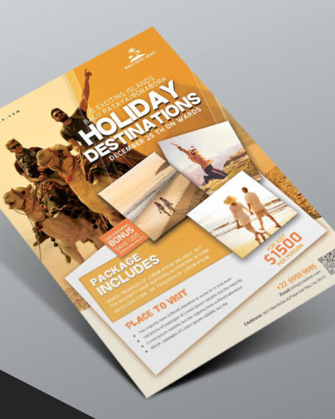 Volantino promozione viaggio