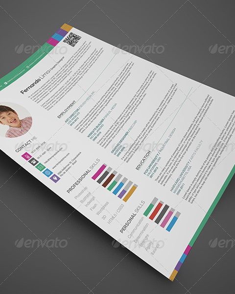 Modello curriculum
