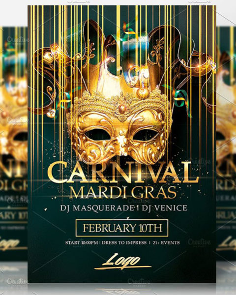 volantino carnevale